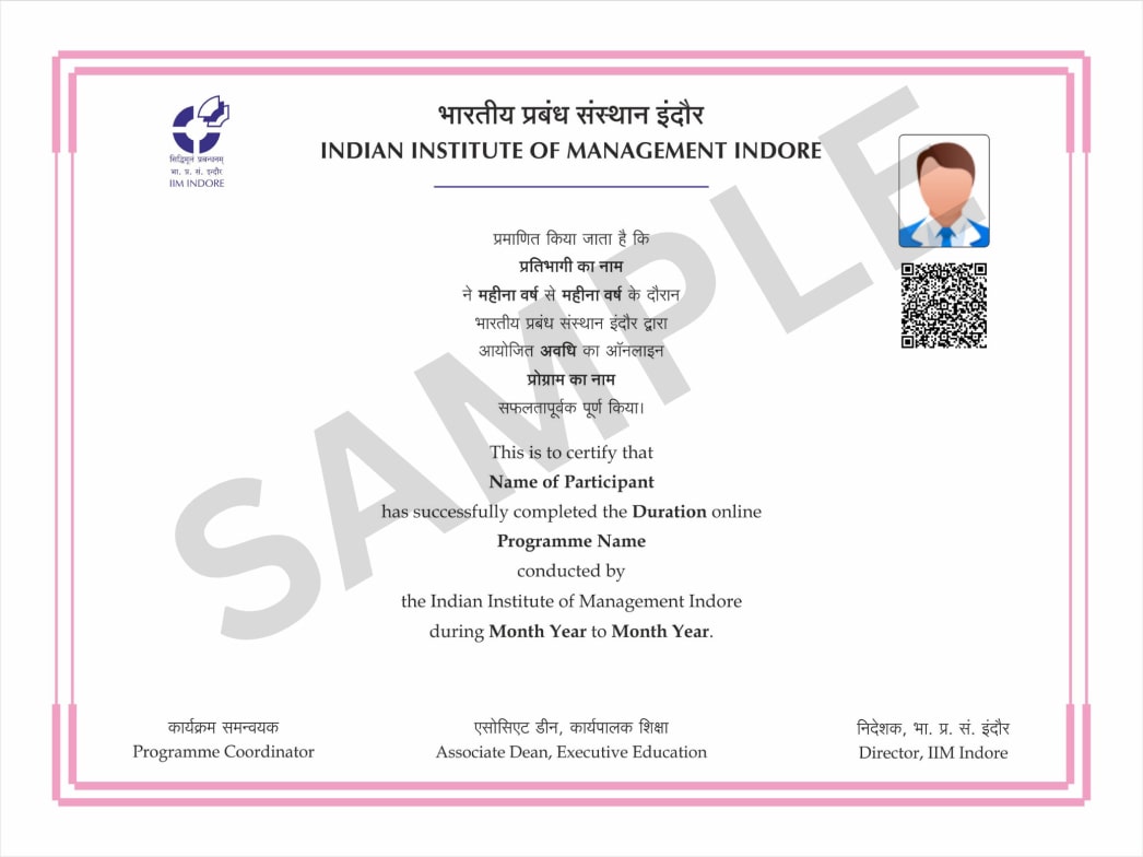 Programme Certificate